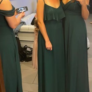 Birdy Grey Jane Convertible Dress Chiffon Emerald